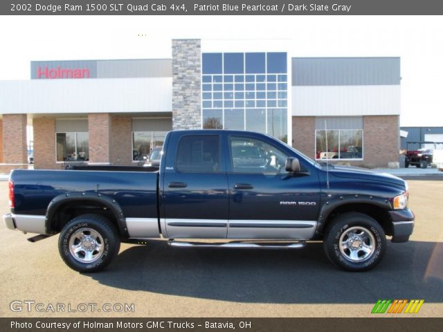 2002 Dodge Ram 1500 SLT Quad Cab 4x4 in Patriot Blue Pearlcoat