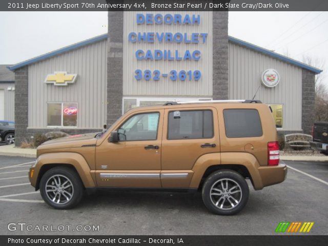 2011 Jeep Liberty Sport 70th Anniversary 4x4 in Bronze Star Pearl