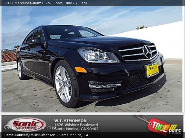 2014 Mercedes-Benz C 250 Sport in Black