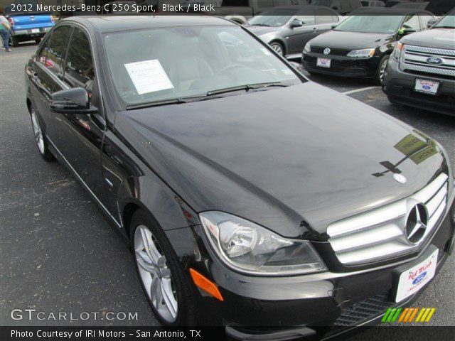 2012 Mercedes-Benz C 250 Sport in Black