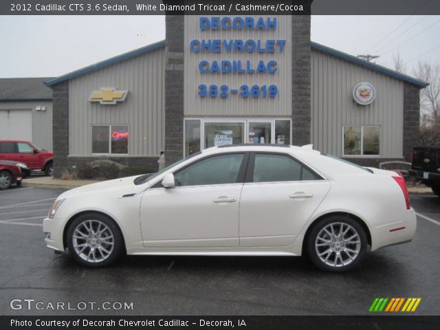 2012 Cadillac CTS 3.6 Sedan in White Diamond Tricoat