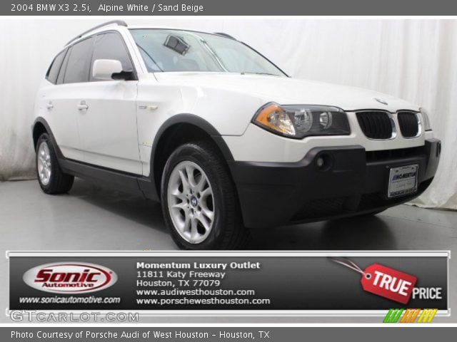 2004 BMW X3 2.5i in Alpine White