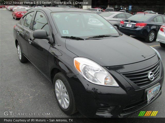 2012 Nissan Versa 1.6 S Sedan in Super Black