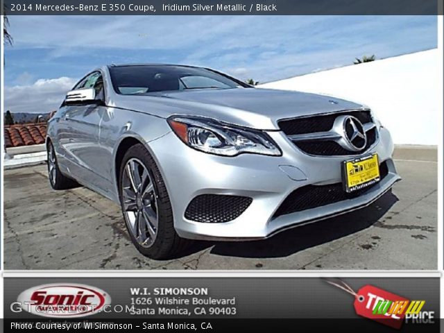 2014 Mercedes-Benz E 350 Coupe in Iridium Silver Metallic