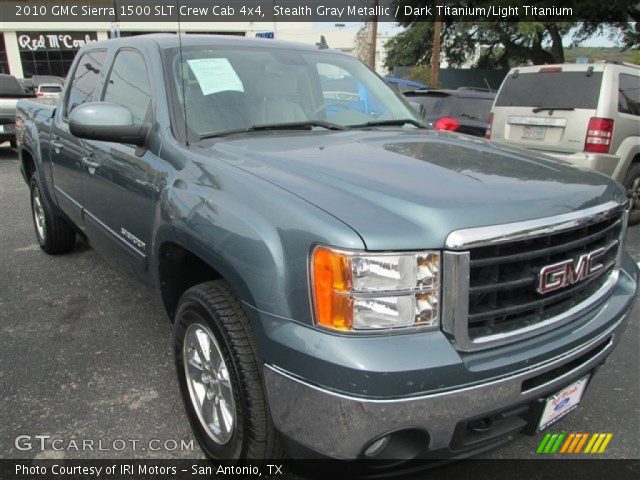 2010 GMC Sierra 1500 SLT Crew Cab 4x4 in Stealth Gray Metallic