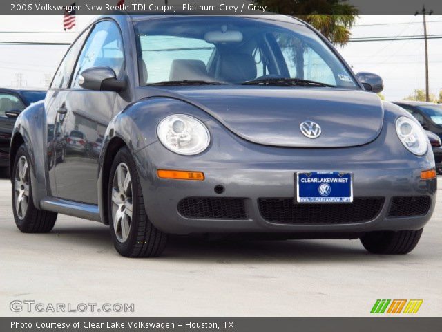 2006 Volkswagen New Beetle TDI Coupe in Platinum Grey