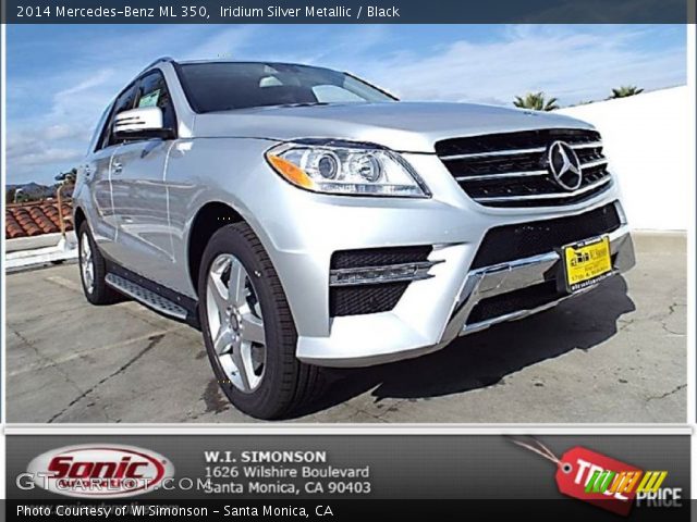 2014 Mercedes-Benz ML 350 in Iridium Silver Metallic