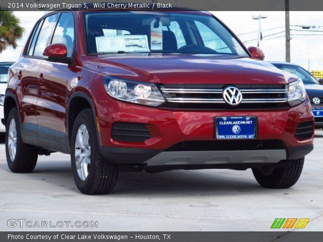 2014 Volkswagen Tiguan S in Wild Cherry Metallic