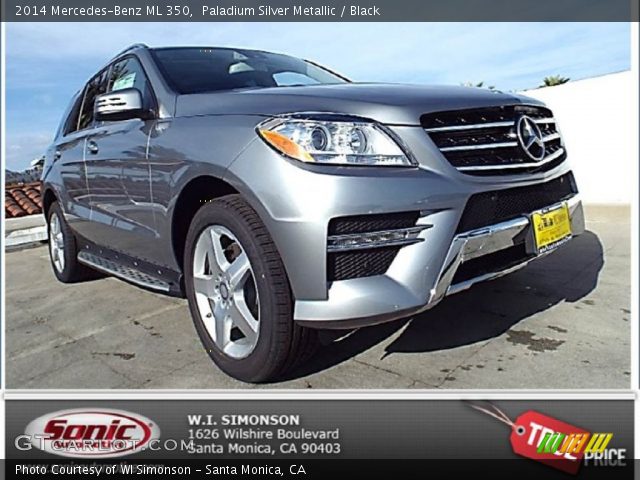 2014 Mercedes-Benz ML 350 in Paladium Silver Metallic