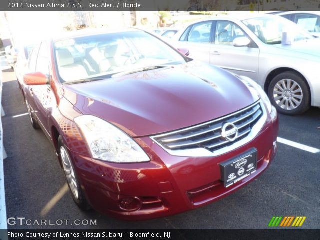 2012 Nissan Altima 2.5 S in Red Alert