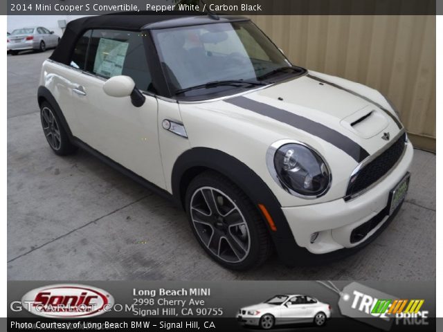 2014 Mini Cooper S Convertible in Pepper White