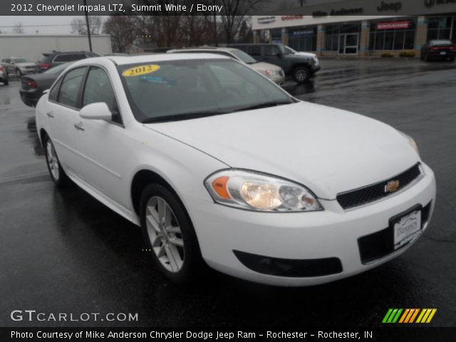 2012 Chevrolet Impala LTZ in Summit White