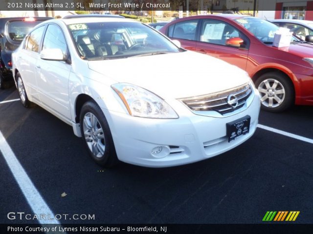 2012 Nissan Altima 2.5 SL in Winter Frost White
