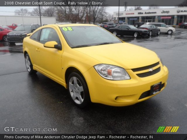 2008 Chevrolet Cobalt Sport Coupe in Rally Yellow