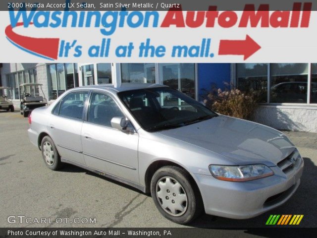 2000 Honda Accord LX Sedan in Satin Silver Metallic