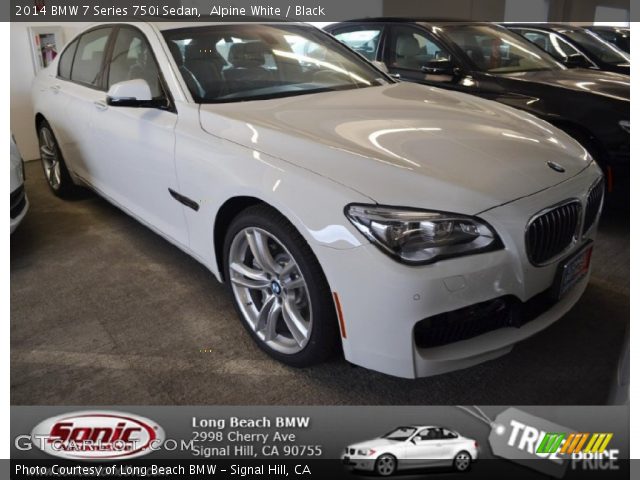 2014 BMW 7 Series 750i Sedan in Alpine White