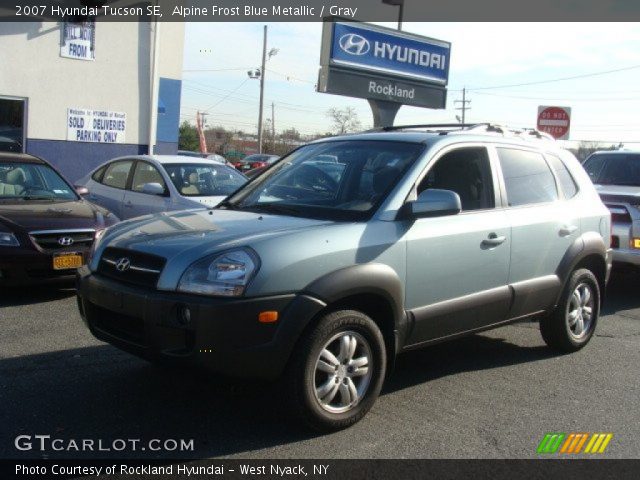 2007 Hyundai Tucson SE in Alpine Frost Blue Metallic