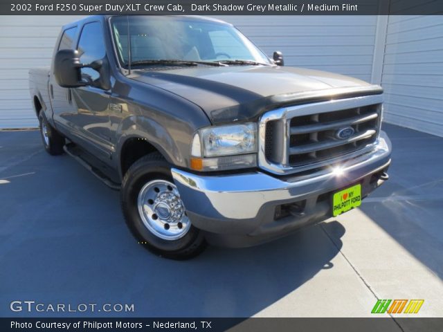 2002 Ford F250 Super Duty XLT Crew Cab in Dark Shadow Grey Metallic