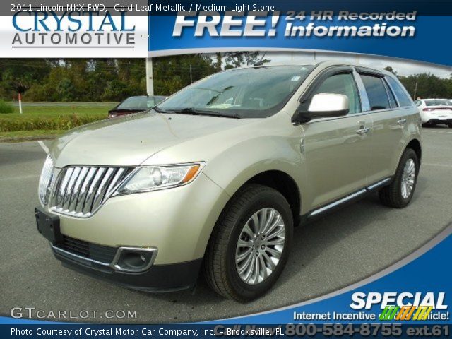 2011 Lincoln MKX FWD in Gold Leaf Metallic