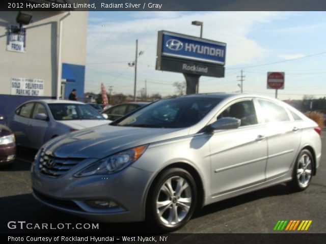 2012 Hyundai Sonata Limited in Radiant Silver