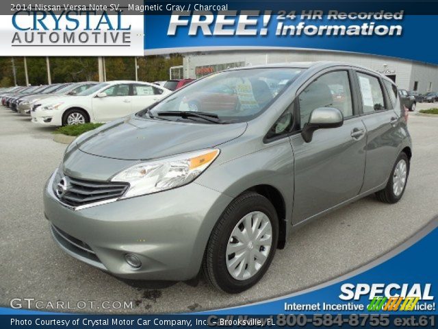 2014 Nissan Versa Note SV in Magnetic Gray