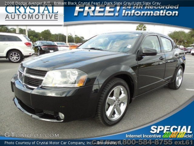 2008 Dodge Avenger R/T in Brilliant Black Crystal Pearl