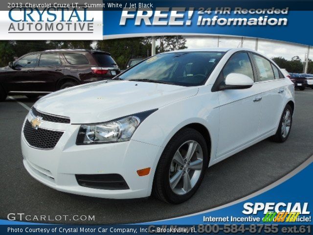 2013 Chevrolet Cruze LT in Summit White