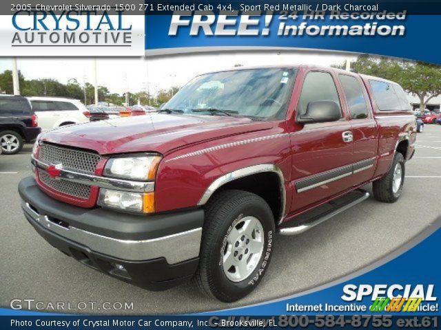 2005 Chevrolet Silverado 1500 Z71 Extended Cab 4x4 in Sport Red Metallic