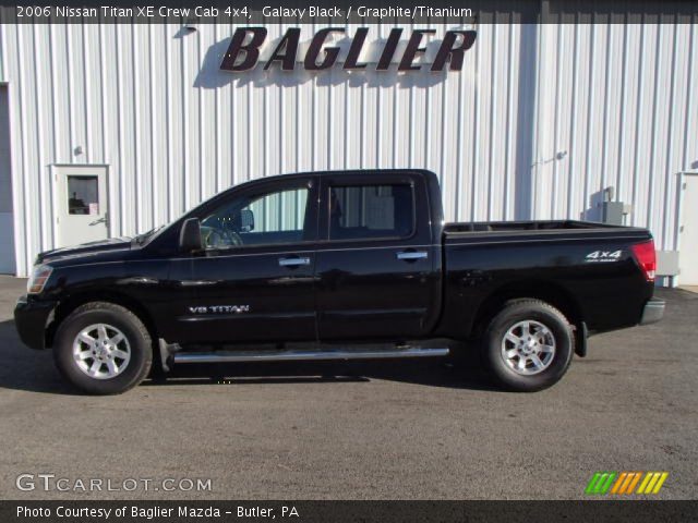 2006 Nissan Titan XE Crew Cab 4x4 in Galaxy Black