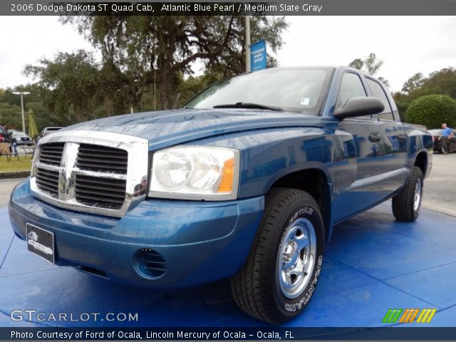 2006 Dodge Dakota ST Quad Cab in Atlantic Blue Pearl