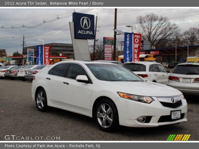 2012 Acura TSX Sedan in Bellanova White Pearl