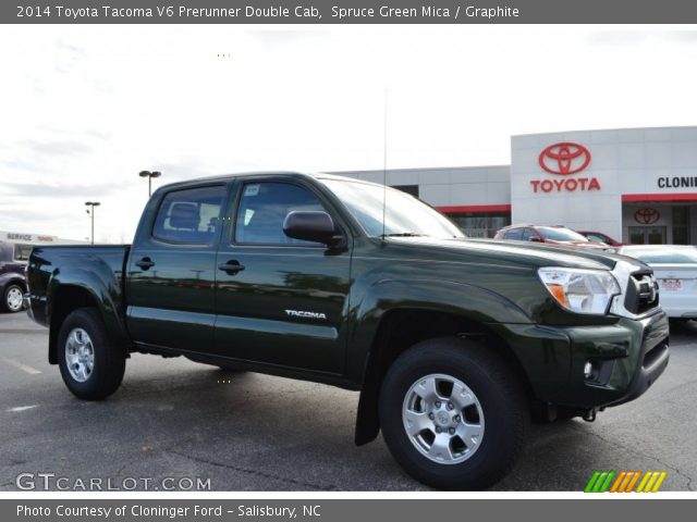 2014 Toyota Tacoma V6 Prerunner Double Cab in Spruce Green Mica