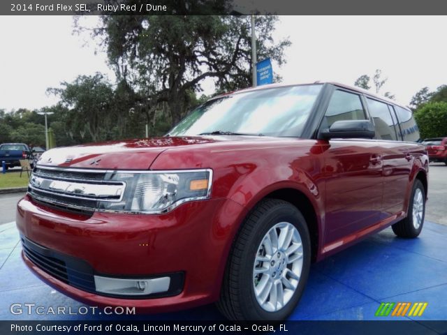 2014 Ford Flex SEL in Ruby Red