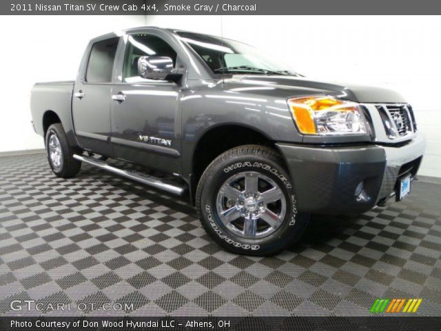 2011 Nissan Titan SV Crew Cab 4x4 in Smoke Gray