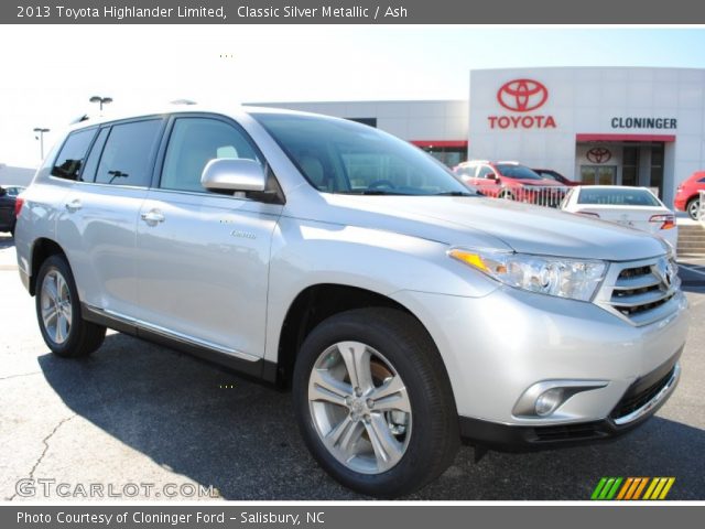 2013 Toyota Highlander Limited in Classic Silver Metallic