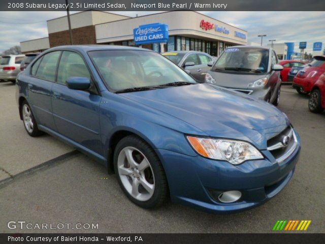 2008 Subaru Legacy 2.5i Limited Sedan in Newport Blue Pearl