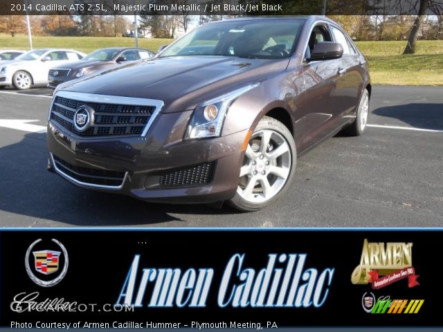 2014 Cadillac ATS 2.5L in Majestic Plum Metallic