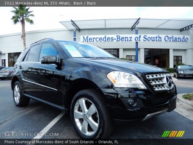 2011 Mercedes-Benz ML 350 4Matic in Black