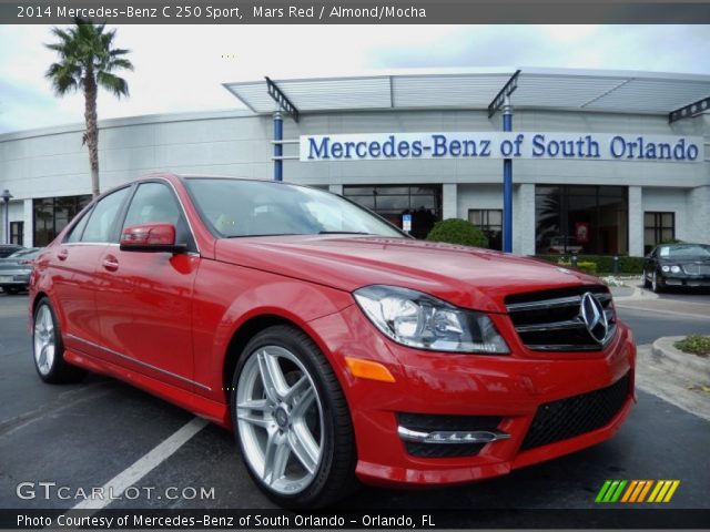 2014 Mercedes-Benz C 250 Sport in Mars Red