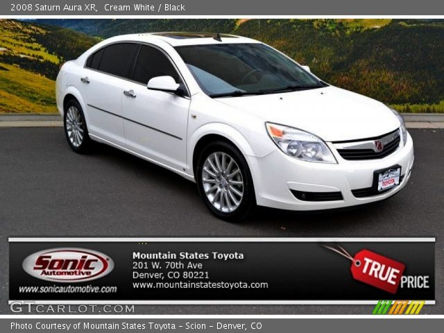 2008 Saturn Aura XR in Cream White