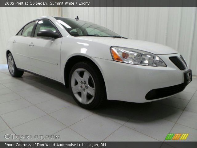 2009 Pontiac G6 Sedan in Summit White