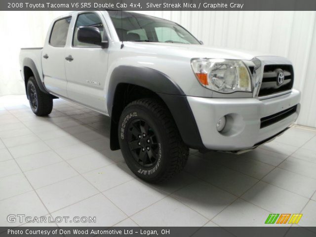 2008 Toyota Tacoma V6 SR5 Double Cab 4x4 in Silver Streak Mica