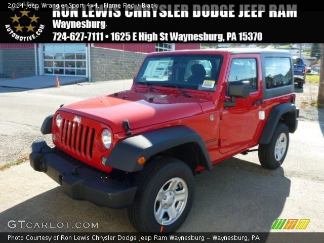 2014 Jeep Wrangler Sport 4x4 in Flame Red
