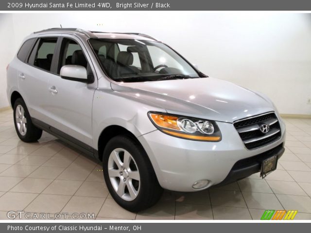 2009 Hyundai Santa Fe Limited 4WD in Bright Silver