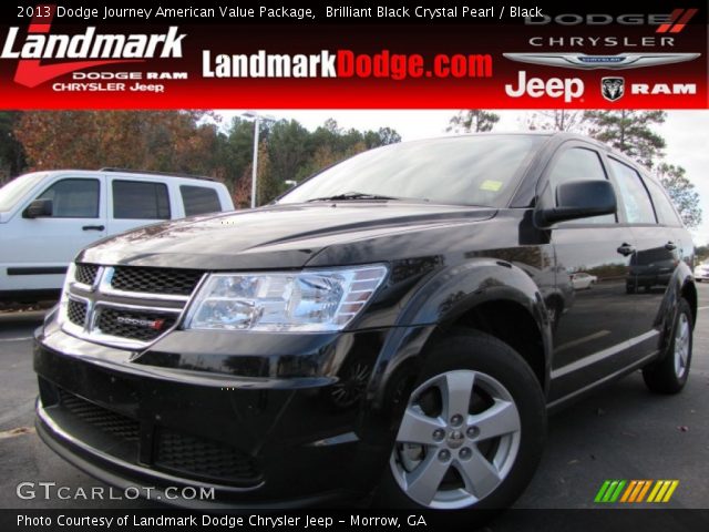 2013 Dodge Journey American Value Package in Brilliant Black Crystal Pearl