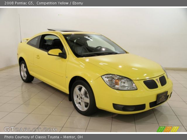 2008 Pontiac G5  in Competition Yellow