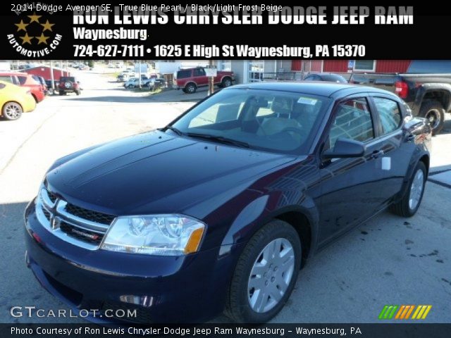 2014 Dodge Avenger SE in True Blue Pearl