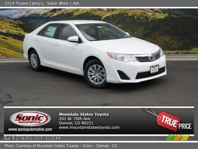2014 Toyota Camry L in Super White