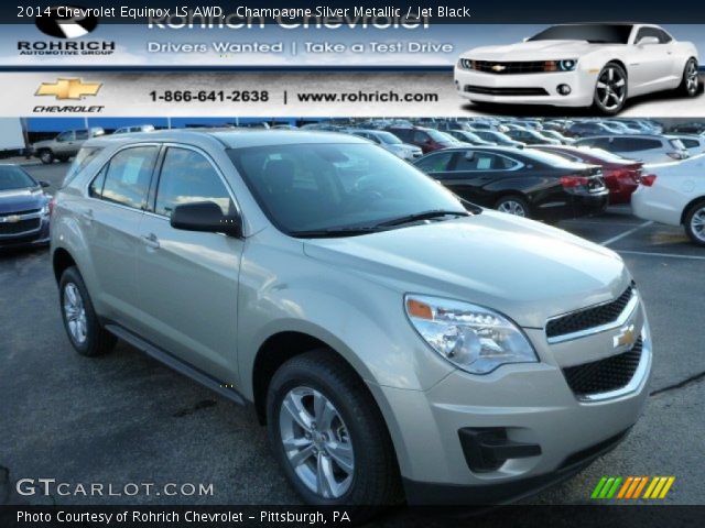 2014 Chevrolet Equinox LS AWD in Champagne Silver Metallic