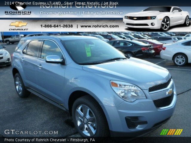 2014 Chevrolet Equinox LT AWD in Silver Topaz Metallic